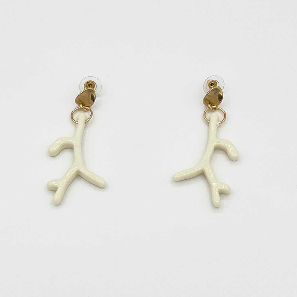 Brinco de Algas Marfim