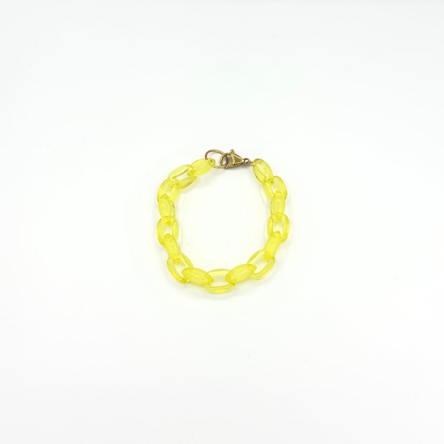 Pulseira Corrente Amarela