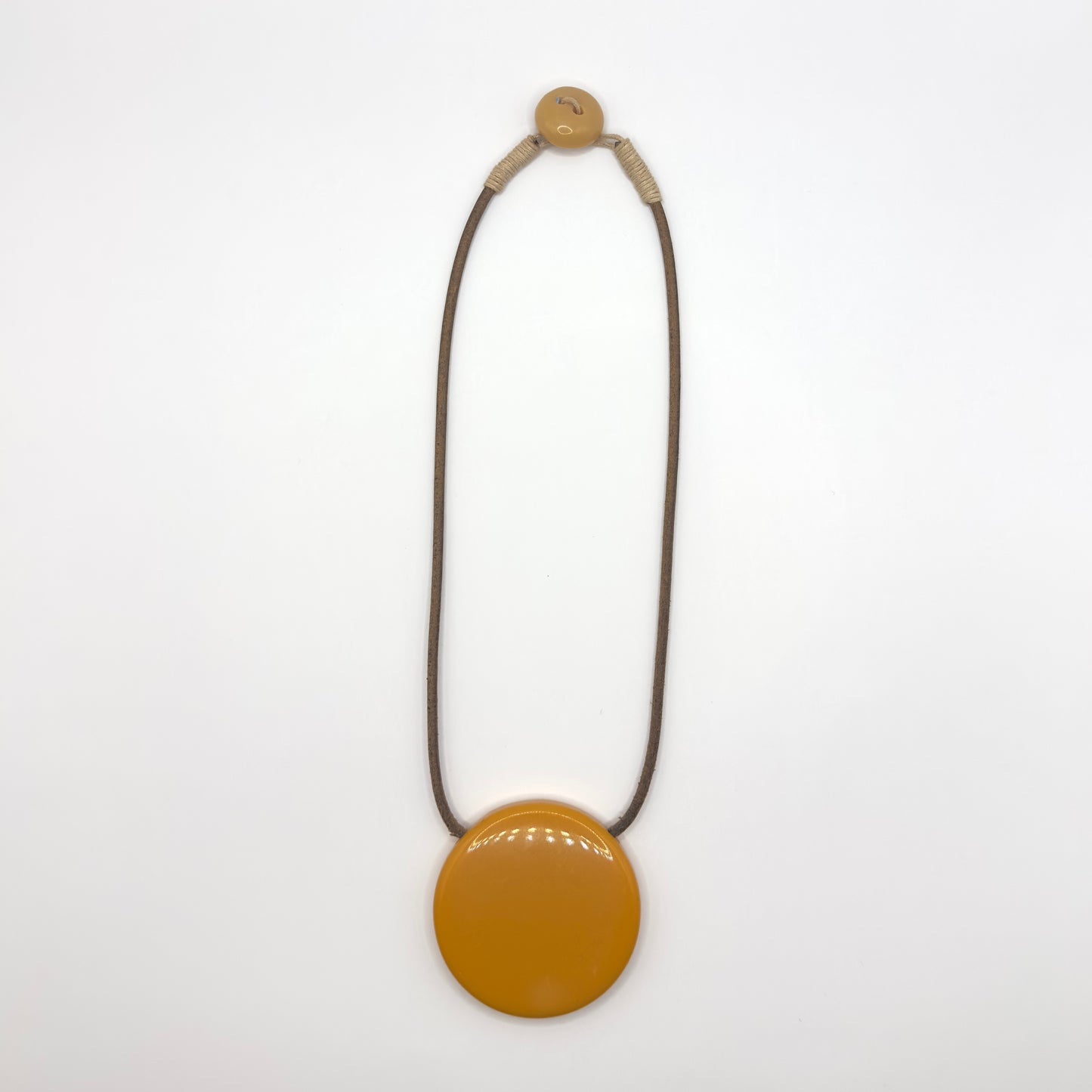 Colar Redondo Amarelo - Fridali Shop