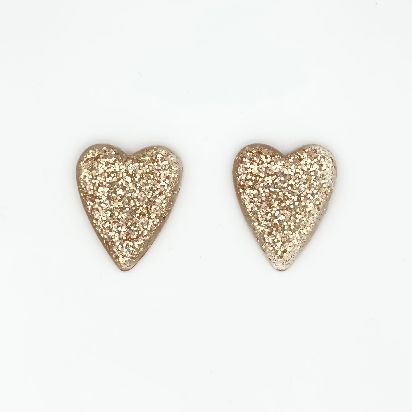 Brinco Corazion Rosé dourado - Fridali Shop