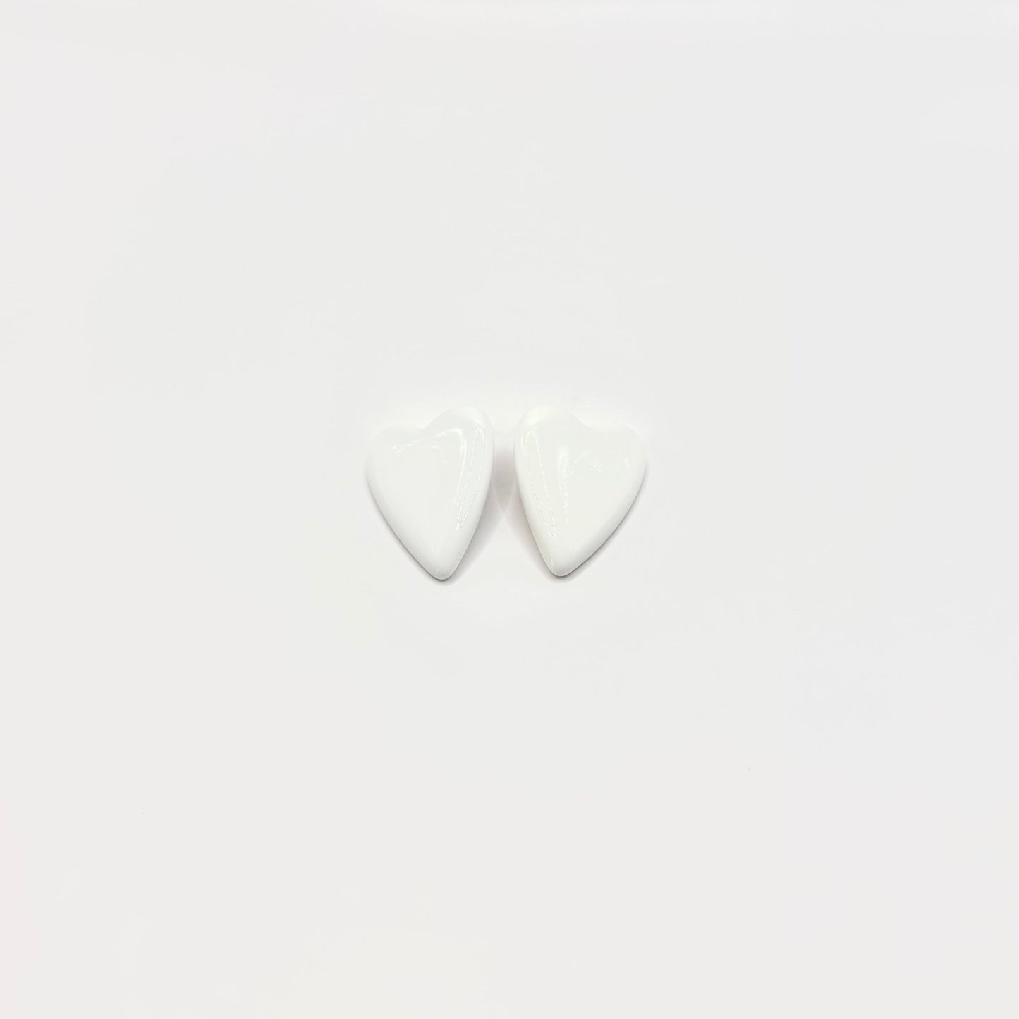 Brinco Corazion Branco - Fridali Shop