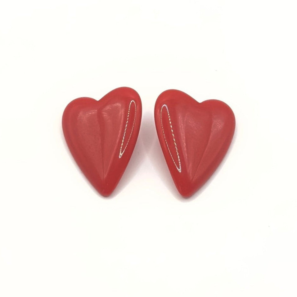 Brinco Corazion Vermelho - Fridali Shop