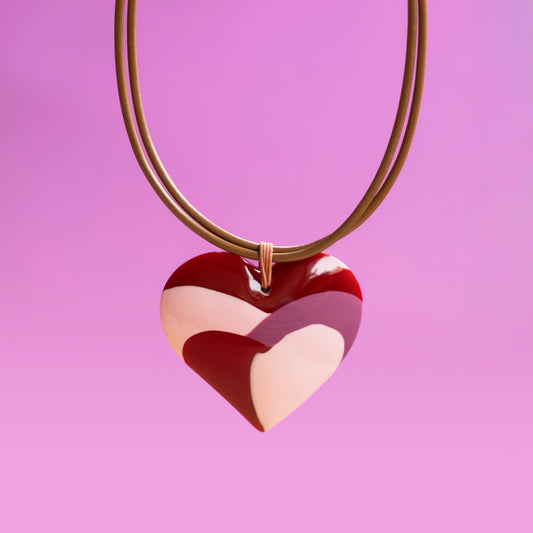 Colar Heart Velvet
