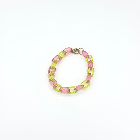 Pulseira de Corrente Colorida