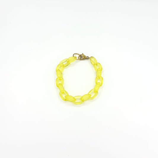 Pulseira Corrente Amarela