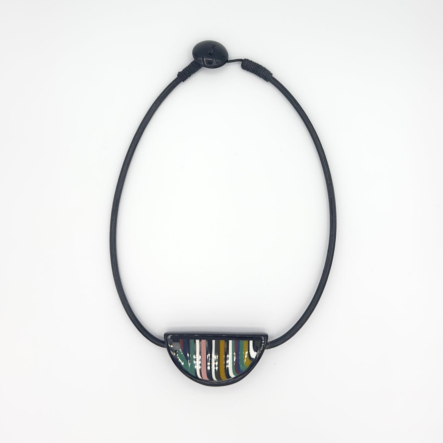 Colar Meia Lua dois lados