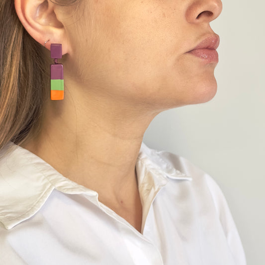 Brinco New York Mix Fúcsia