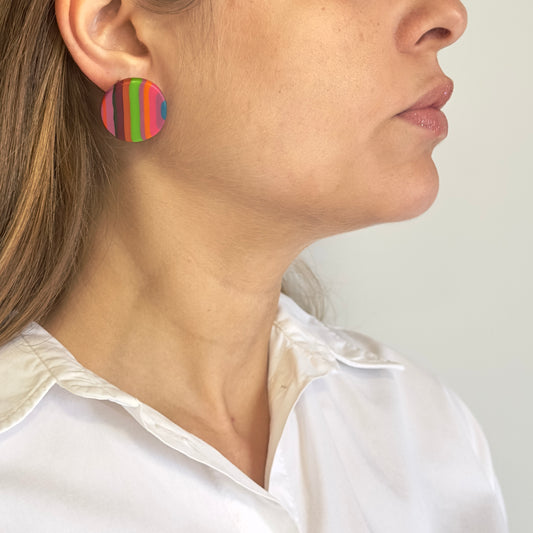 Brinco Redondo Mix de Listras