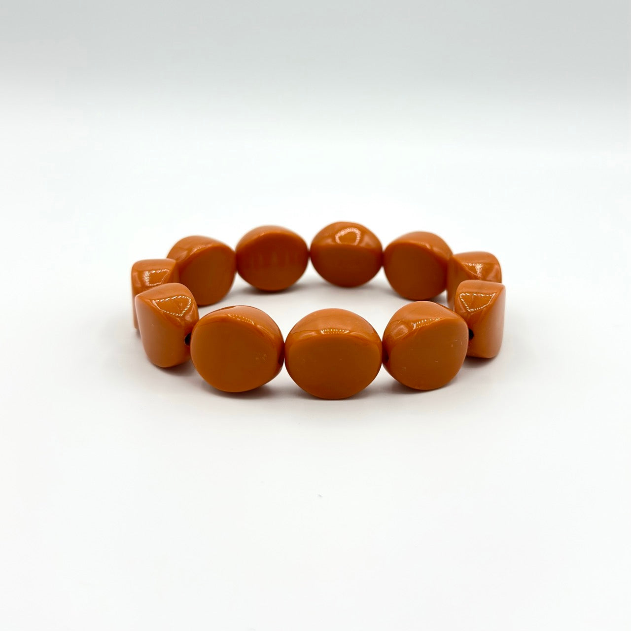 Pulseira Orgânica Laranja - Fridali Shop