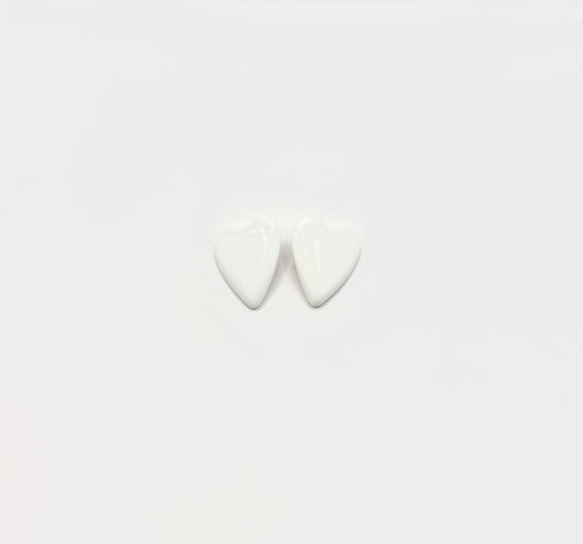 Brinco Corazion Branco - Fridali Shop