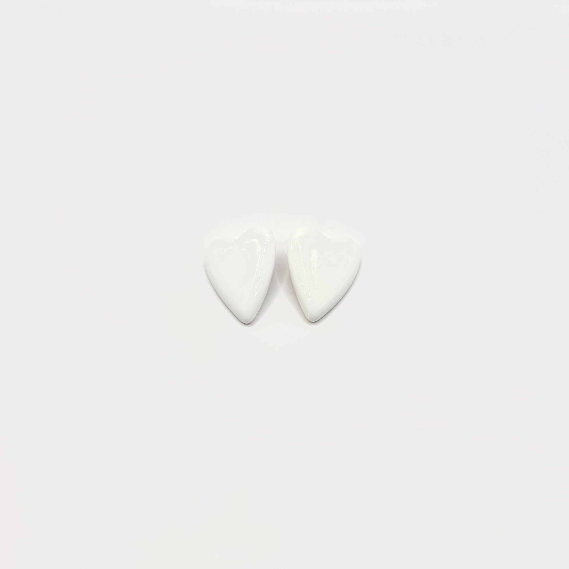 Brinco Corazion Branco - Fridali Shop