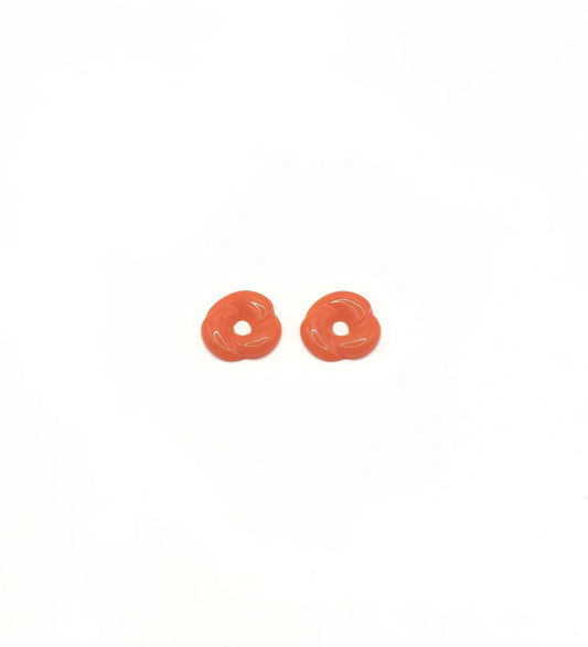 Brinco Donuts Laranja - Fridali Shop